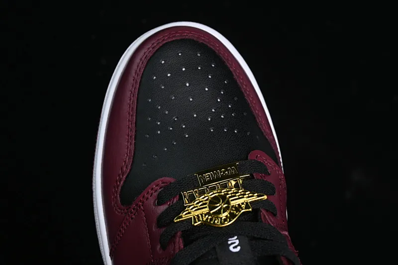 All categories Air Jordan Jordan series basketball shoes Air Jordan 1 Low Air Jordan 1 Low AJ1 Joe 1 black wine red metal flying wings DB6491-600